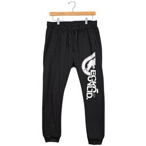Ecko Unltd Men’s Joggers Black Drawstring Sweatpants Logo Graphic Size Small